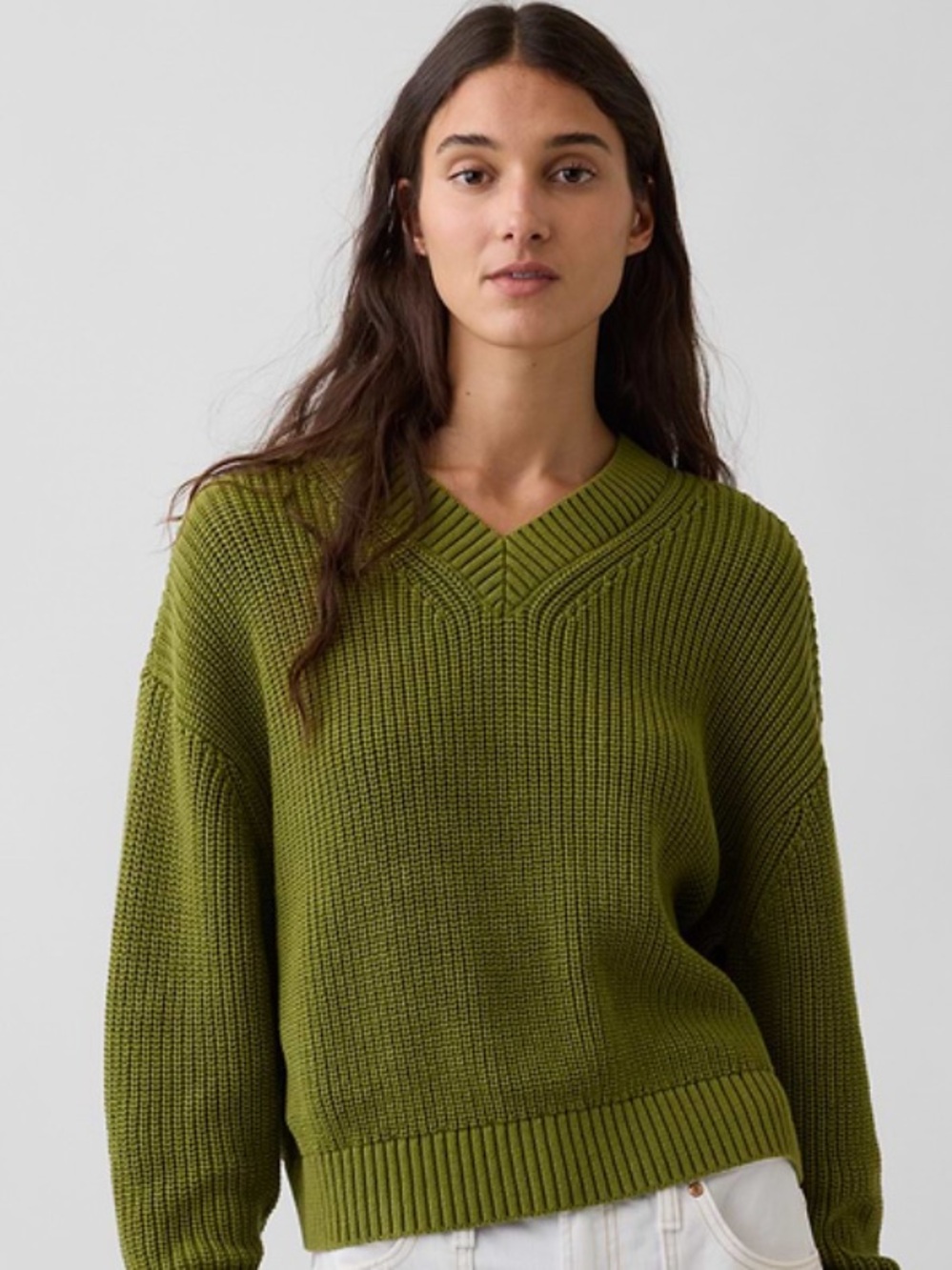 Gap 100% Cotton Oversized Shaker Sweater new with tags